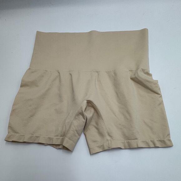 Yummie by Heather Thomson 2X·3X Nude High-Waist Shaping Shorts Seamless Control - Picture 1 of 4